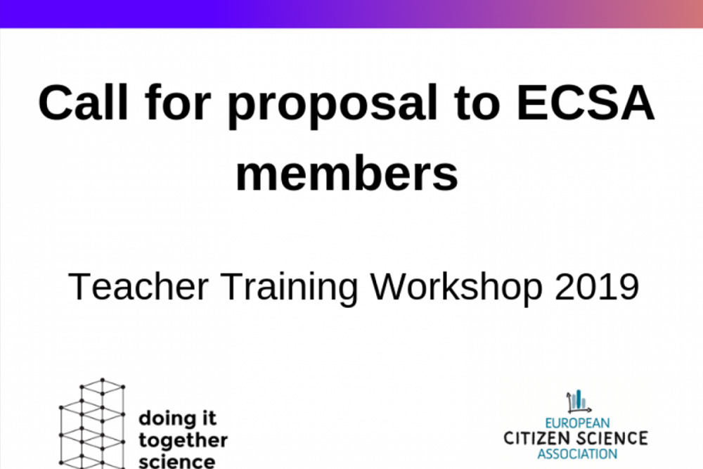 ECSA News - Call for proposal to ECSA members: Teacher Training Workshop 2019